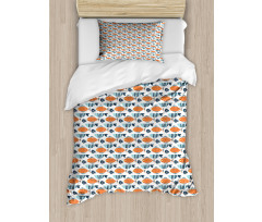 Marine Cartoon Animal Duvet Cover Set