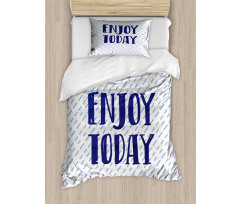 Positive Phrase Duvet Cover Set