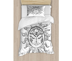 Sleeping Sun Duvet Cover Set