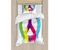 Peace Themed Duvet Cover Set