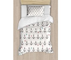 Hearts Sailor Holiday Duvet Cover Set