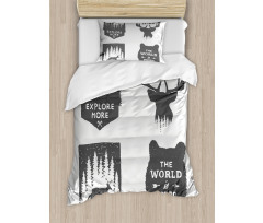 Stay Wild and Wander Duvet Cover Set