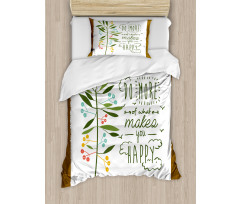 Mindfulness Flying Birds Duvet Cover Set