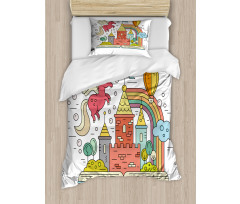 Princess Castle Nursery Duvet Cover Set