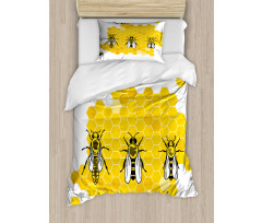 Graphics of Drone Worker Duvet Cover Set