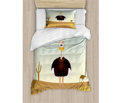 Front Portrait Desert Area Duvet Cover Set