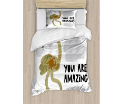 You are Calligraphy Duvet Cover Set