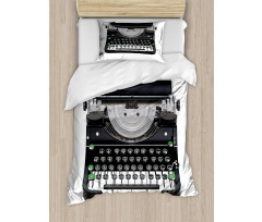 Antique Writing Device Duvet Cover Set