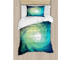 Outer Space Theme Stardust Duvet Cover Set