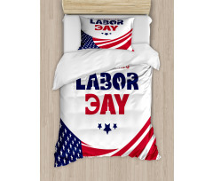 Celebrating Labor Day Duvet Cover Set