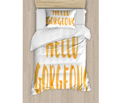 Watercolor Style Duvet Cover Set