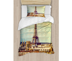 Paris Cityscape Duvet Cover Set
