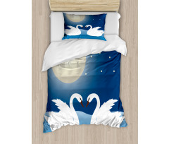 Moonlight Sky at Night Art Duvet Cover Set