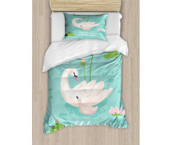 Baby Swan Welcoming Duvet Cover Set