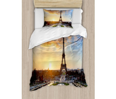 Scenic View Paris Duvet Cover Set