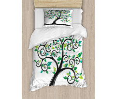 Abstract Minimalist Nature Duvet Cover Set