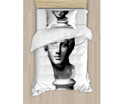 Woman Head Art Duvet Cover Set