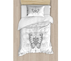 Butterfly Floral Mystic Duvet Cover Set