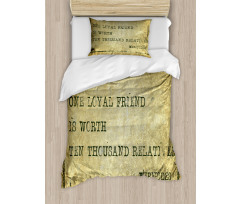 Euripides Sayings Art Duvet Cover Set