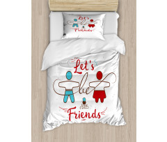 Sweetest Offer Buddies Duvet Cover Set