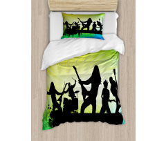 Energetic Rock Band Duvet Cover Set