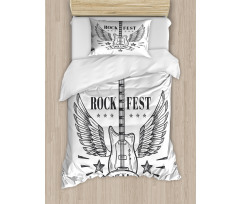 Rock Festival Design Duvet Cover Set