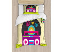 Bohemian Stereo Radio Duvet Cover Set