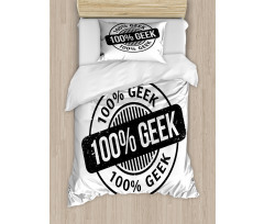 Fully Hundred Percent Geek Duvet Cover Set