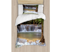 Waterfall Kanchanaburi Duvet Cover Set