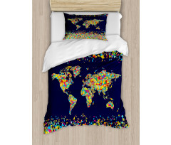 Mosaics Tiles Global Duvet Cover Set