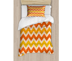 Wavy Geometrical Vintage Duvet Cover Set