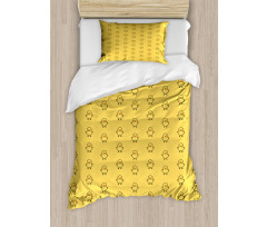 Simplistic Baby Ducks Duvet Cover Set