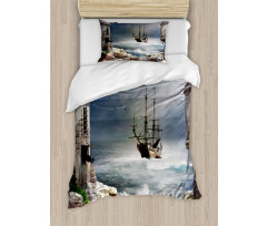 Pirate Merchant Ship Duvet Cover Set