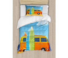 Happy Camper Van Surf Duvet Cover Set