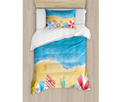 Summer Fun Bay Aerial Duvet Cover Set