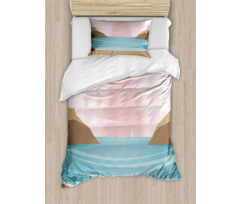 Bay and Pastel Sky Duvet Cover Set