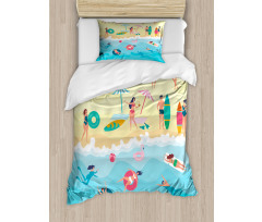 Having Fun at Summer Duvet Cover Set