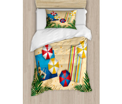 Tranquil Coast Fun Duvet Cover Set