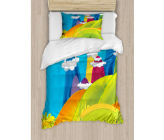 Dreamy Mountains Duvet Cover Set