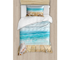 Sunshine Maldives Deck Duvet Cover Set