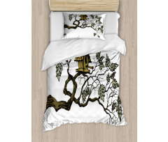 Bird Home and Branch Duvet Cover Set