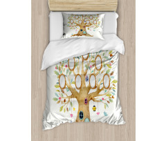 Forest Home Family Tree Duvet Cover Set