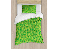 Luck Shamrocks Duvet Cover Set