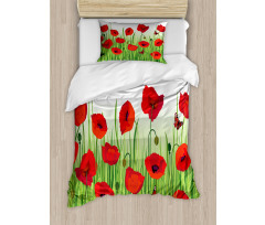 Butterfly Floral Design Duvet Cover Set