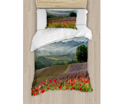 Lavender Farm Morning Duvet Cover Set