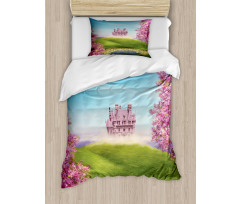 Fairy Castle Cheery Blooms Duvet Cover Set