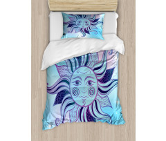 Flourish Sun Face Duvet Cover Set