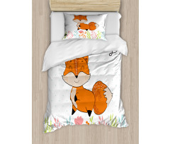 Have a Nice Day Wording Animal Duvet Cover Set