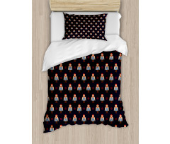 Ginger Man Wheel Duvet Cover Set