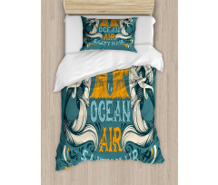 Mermaid Summer Sea Duvet Cover Set